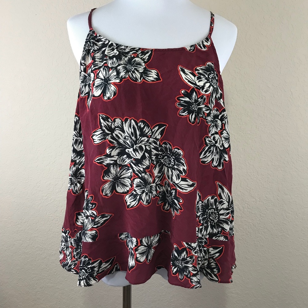 Silk Maeve Anthropologie Floral Tank Top